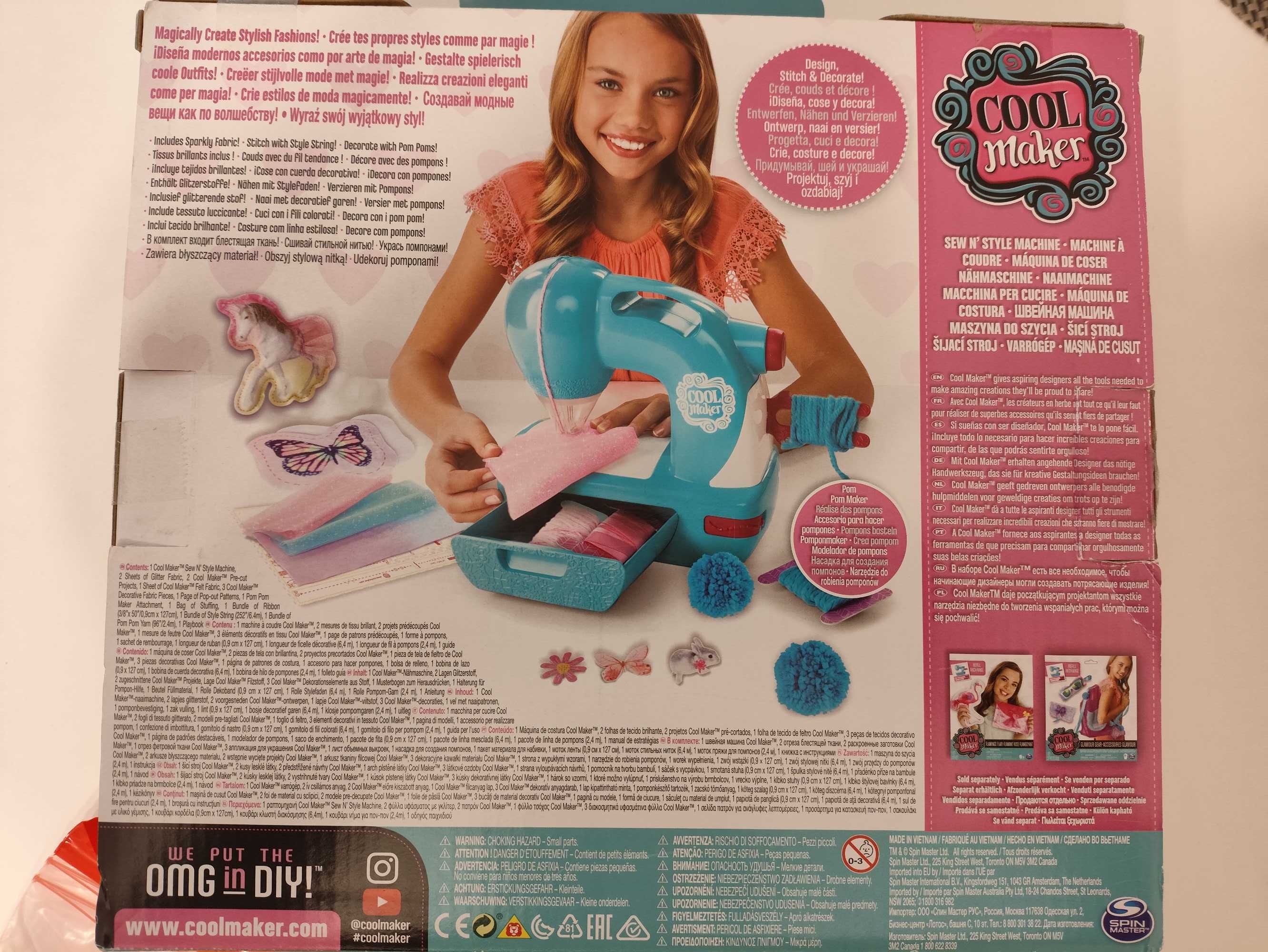 Maszyna do szycia dla dziecka Cool Maker