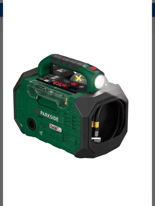 Compressor e inflador recarregável de 20 V parkside