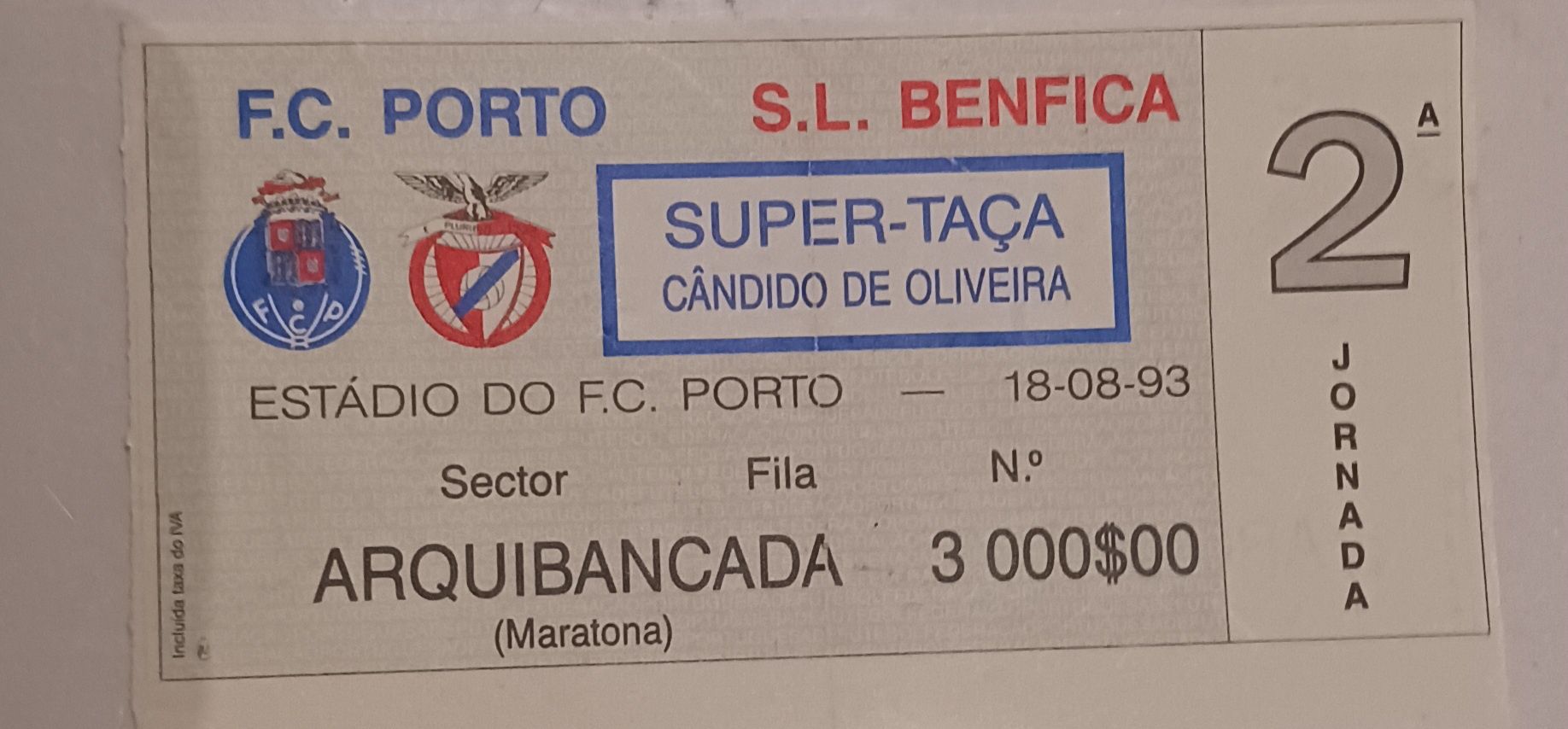 Bilhetes Sport Lisboa e Benfica