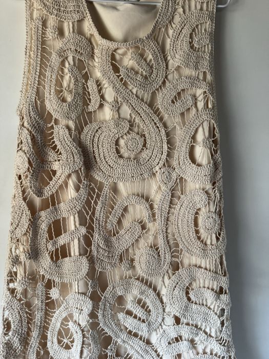Vestido croche como novo