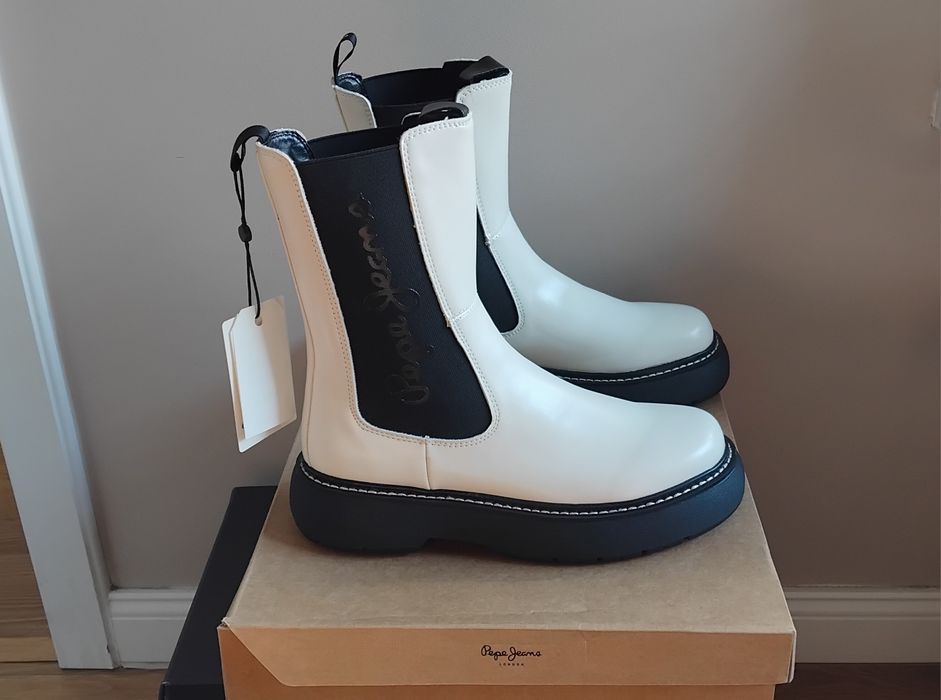 -65% Sztyblety Pepe Jeans. R. 38. W. 24,5 cm.