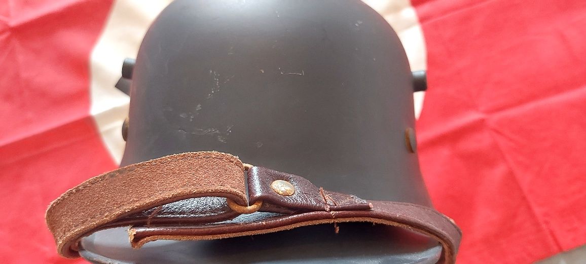 PROMOÇÃO--Capacete Stahlhelm Alemão M17 reconstruído Alemanha nazi 1a