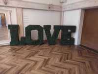 Napis drewniany LOVE bukszpanowy 120 cm , sprzedam