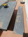 Mesa de lousa para 10 pessoas