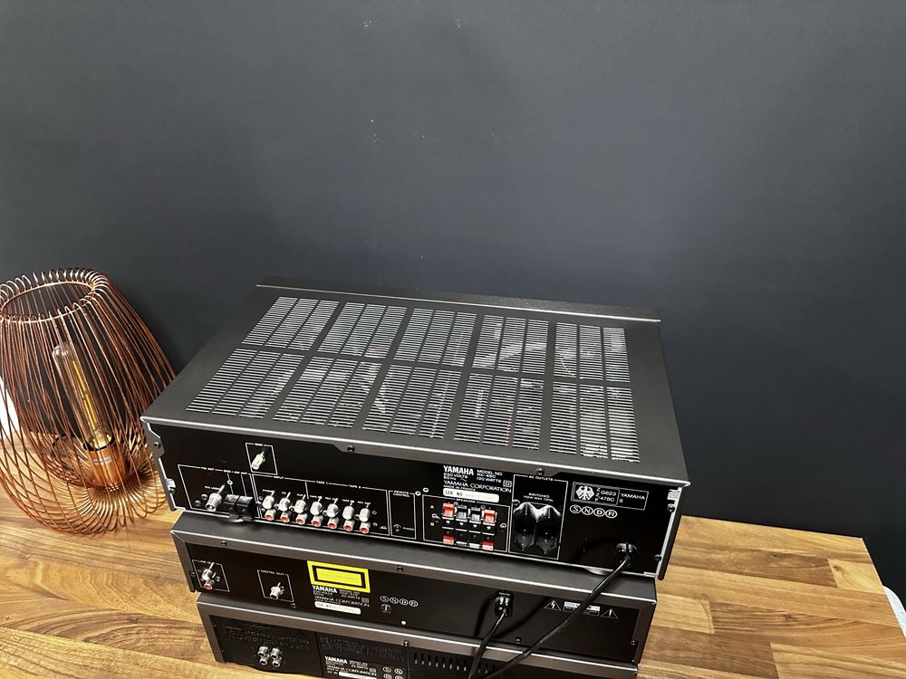 Zestaw audio Yamaha RX-480 , CDX-570, KX-W332 - deck, CD Amplituner