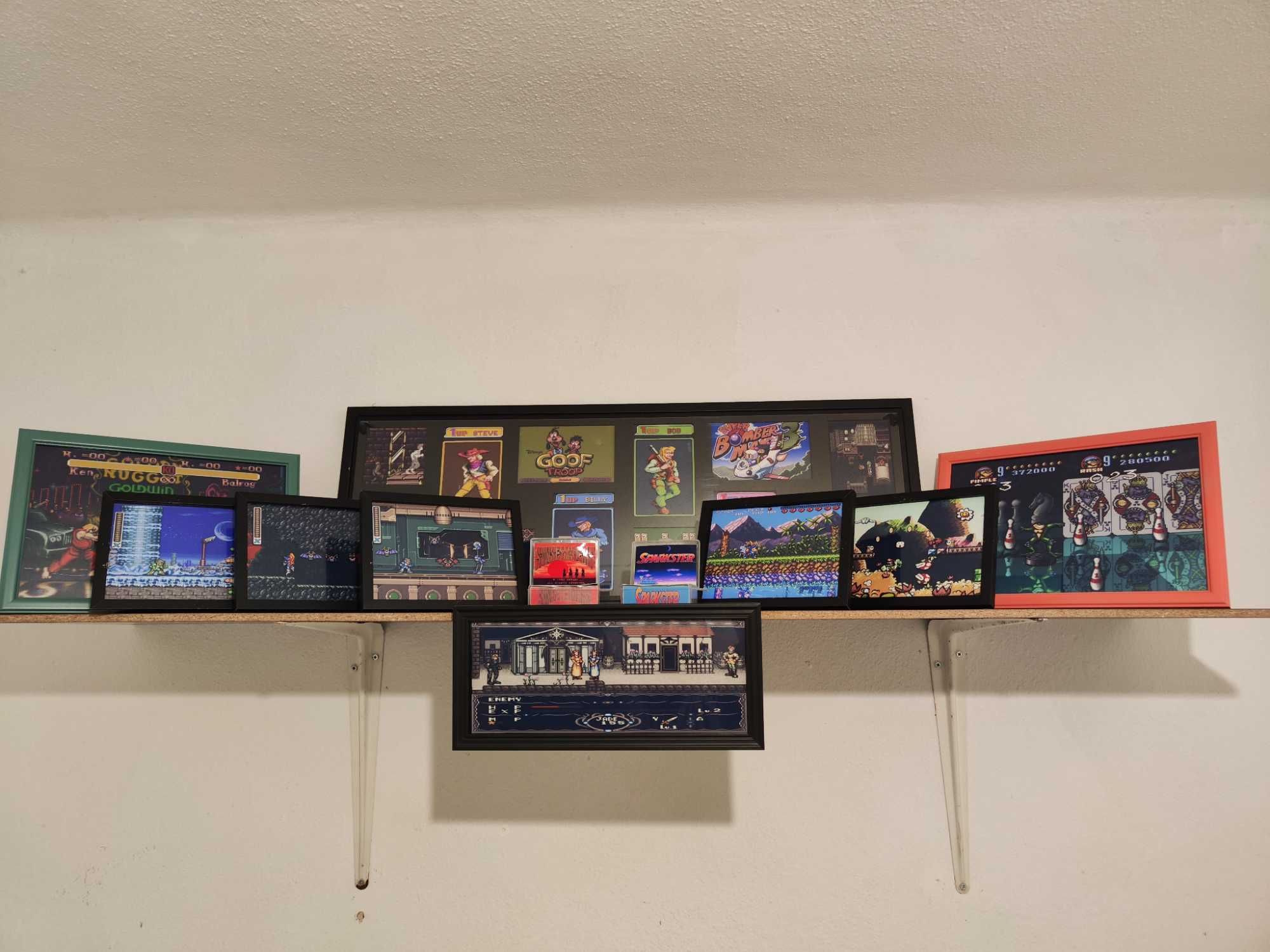 Diorama em Porta Retrato Mega Man X3 SNES