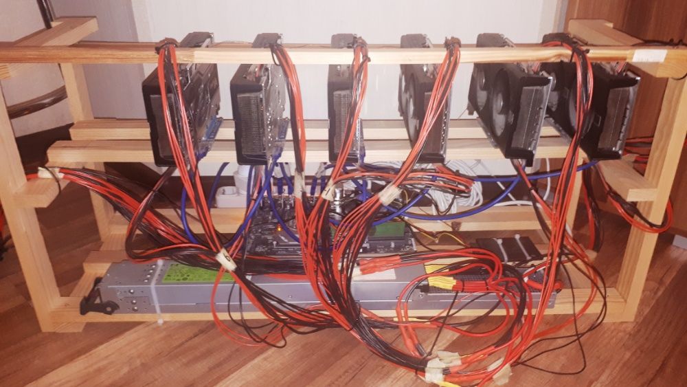 ПОШТУЧНО або у сборі Ферма майнінг 6 ВІДЕОКАРТИ SAPPHIRE Nitro 570 8 g