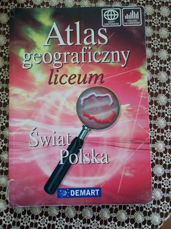 Atlas geograficzny liceum Świat Polska