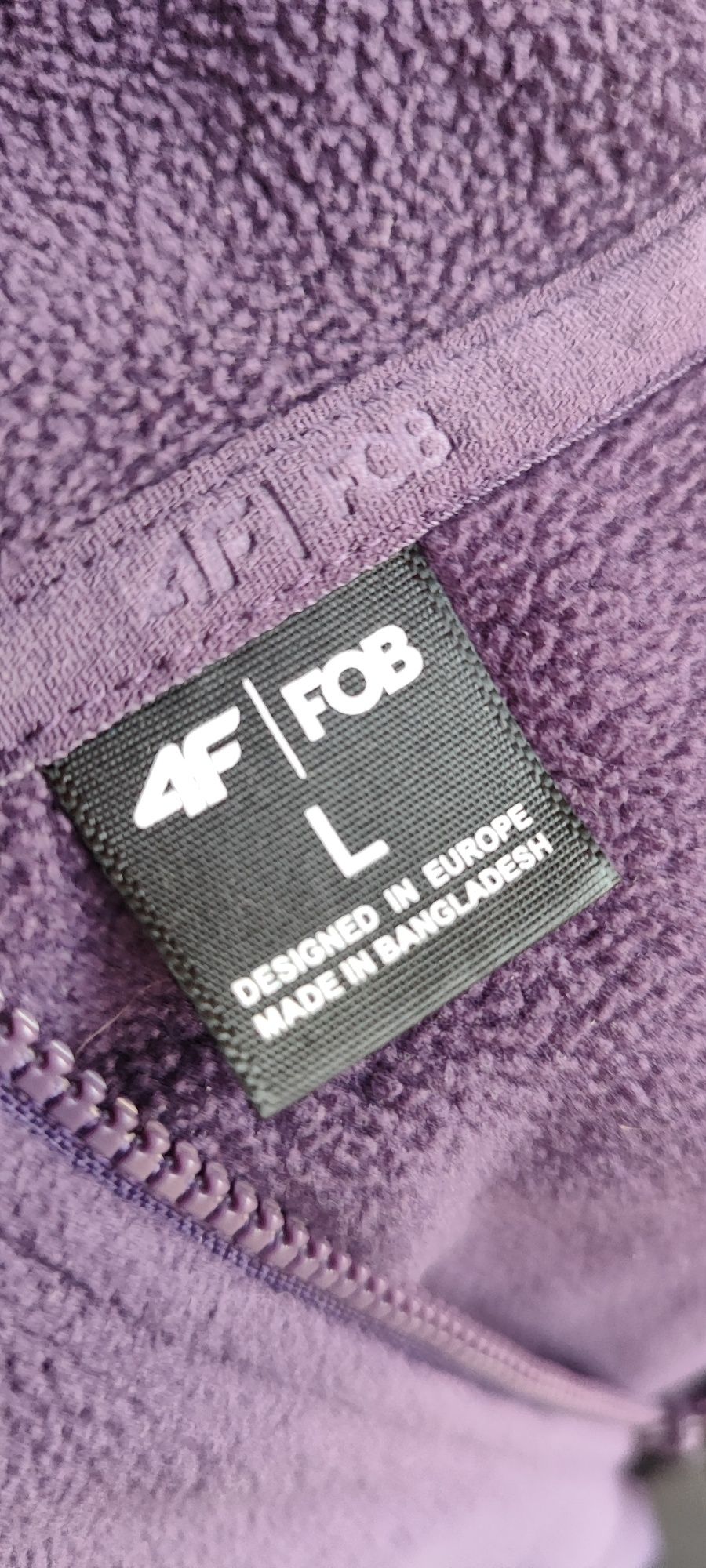 Rozmiar L Bluza z kapturem granatowa 4F FOB z kieszenią