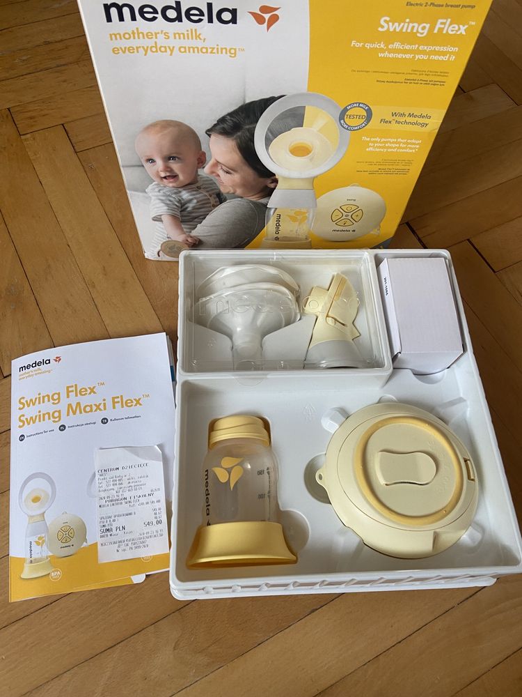 Laktator medela swing flex dla niemowląt