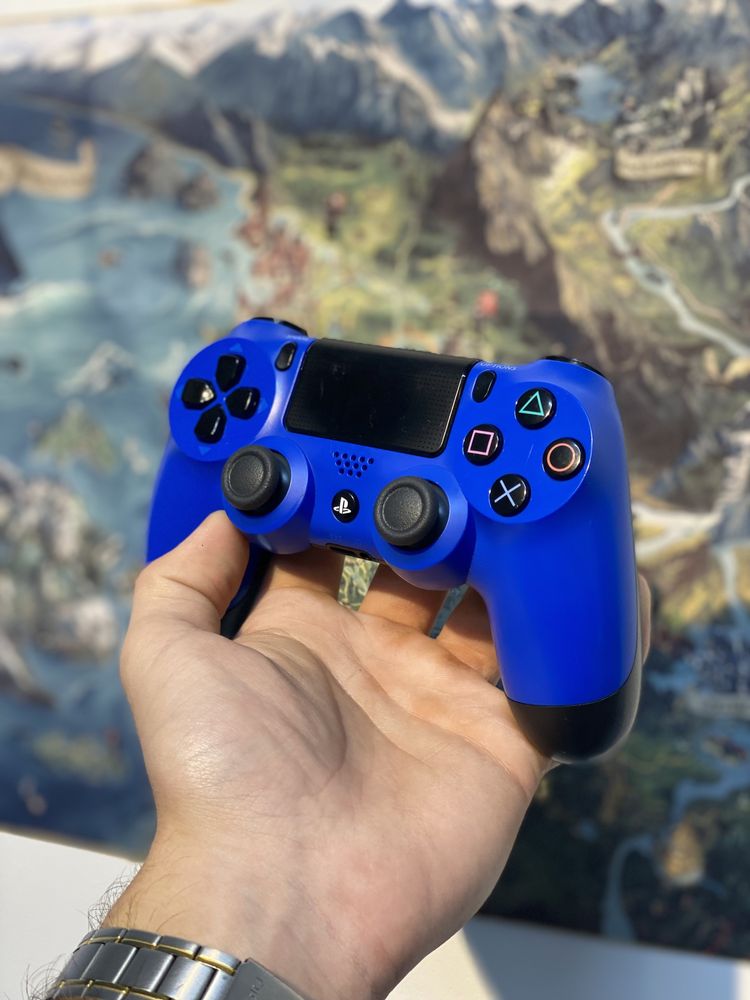 Гарантія! Dualshock 4 V1 Blue Магазин! Купити геймпад джойстик для пс4