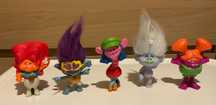 5 figurki z bajki Trolle (Trolls) McDonald’s 2020 (2)
