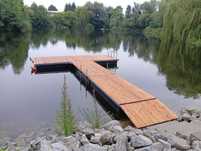 Pomost Pływający Pomosty Pływające Platforma Pływająca Wyspa Houseboat