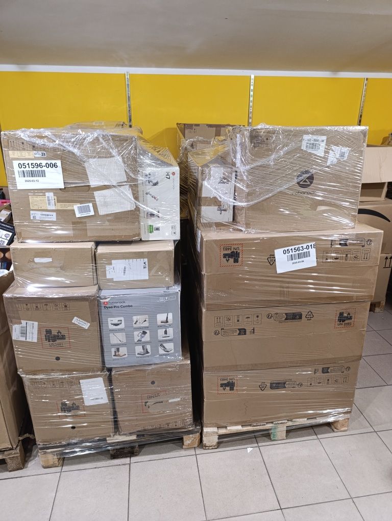 Palety AGD kategoria AB odkurzacze pionowe