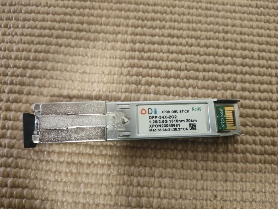 Vendo ODI DFP-34X-2C2 ONT SFP GPON 2.5Gbps