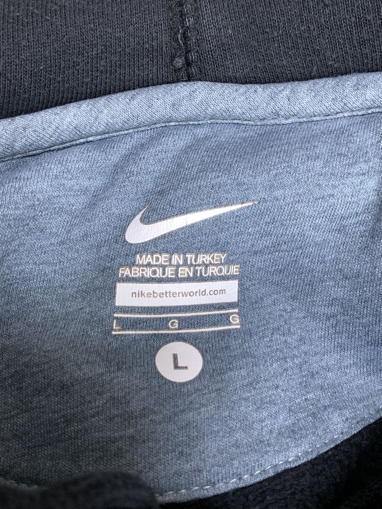 Чоловіча вінтажна кофта худі nike big logo