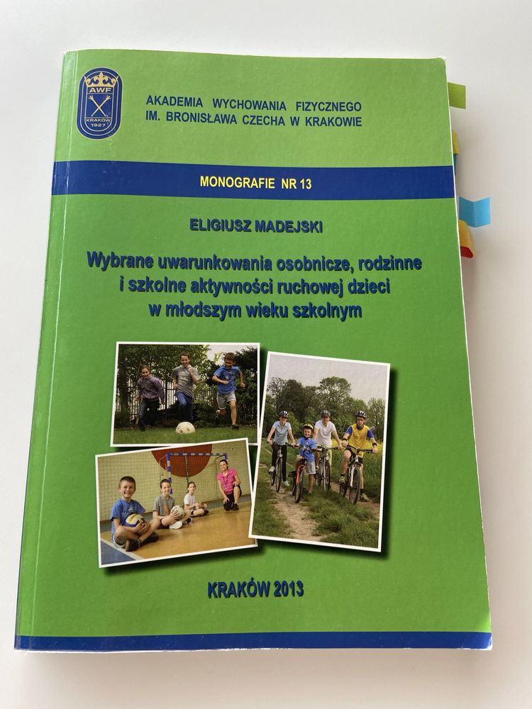 AWF Kraków Eligiusz Madejski Monografia Aktywność ruchowa dzieci