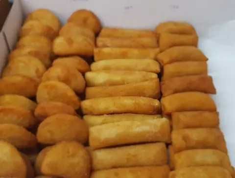 Salgadinhos congelados