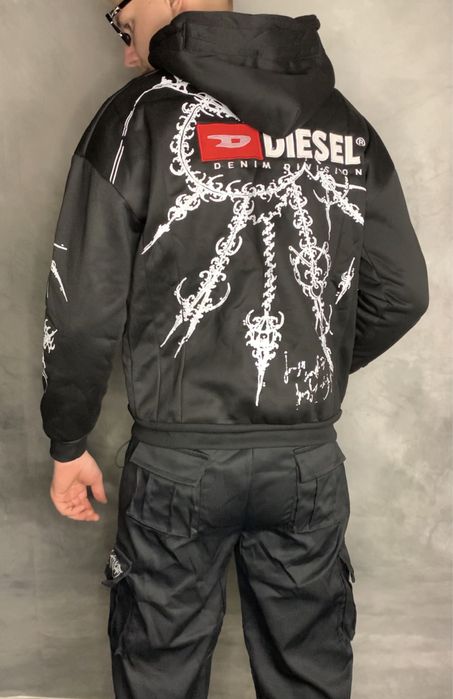 Зіп-худі Diesel Кофта худі Худи толстовка дізель дизель зіпка оверсайз
