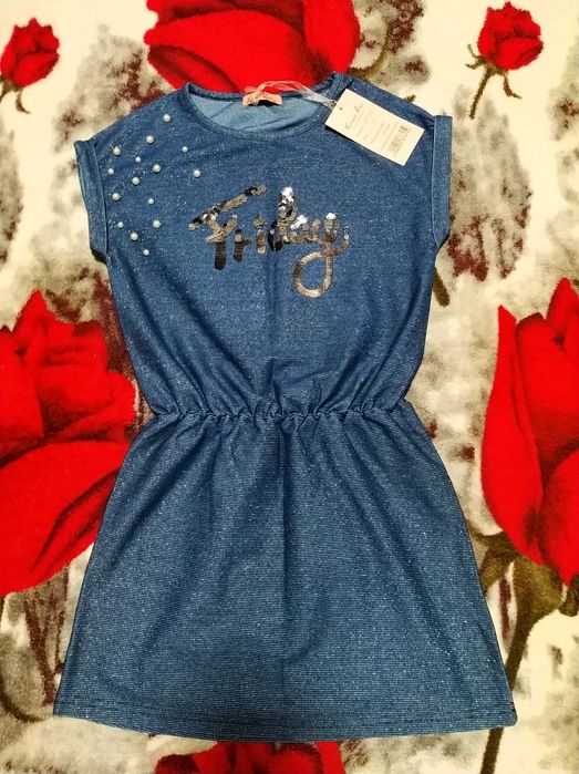 Новий,шкільний сарафан,туніка для дівчинки 8-9 р