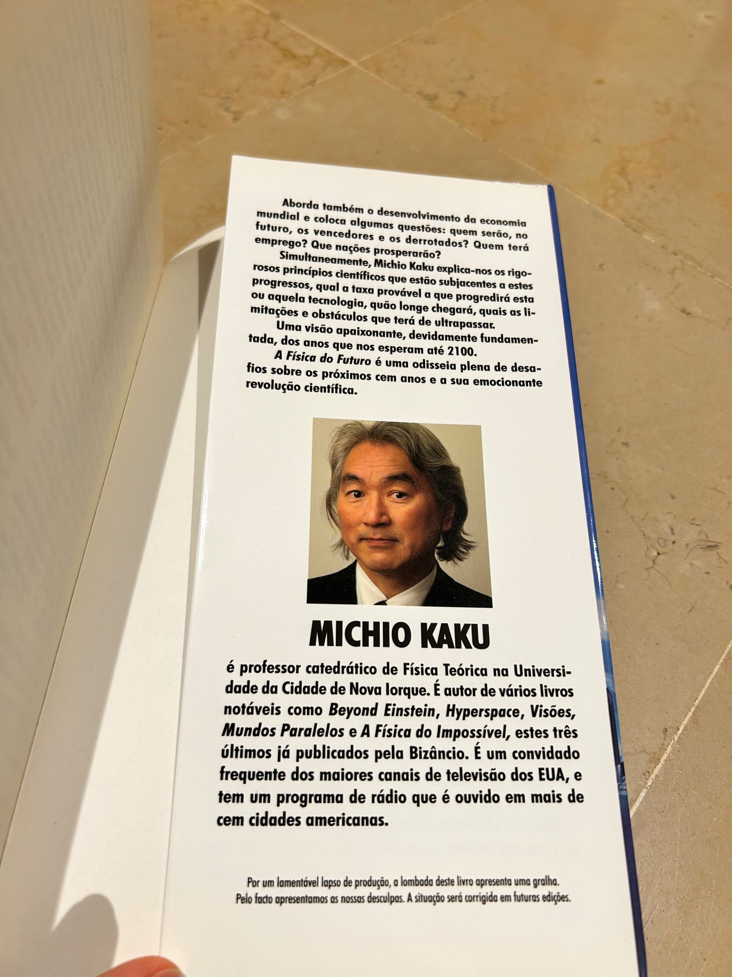 Livro A Física do Futuro - Michio Kaku