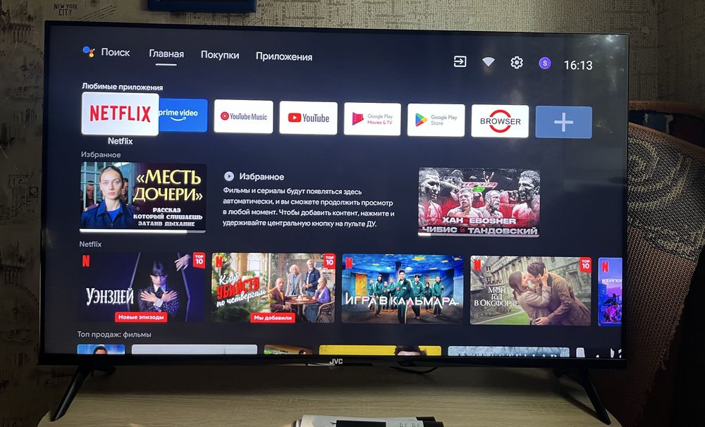 Телевизор новый jvc 43 дюйма