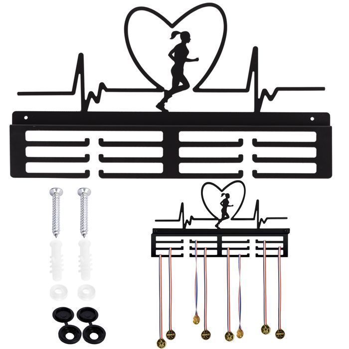 wieszak na medale - puls biegaczki