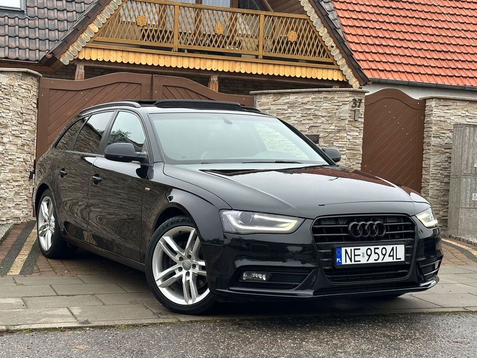 Audi A4 Avant A4 S-Line LIFT Xenon Navi Szklany Dach Serwis ASO