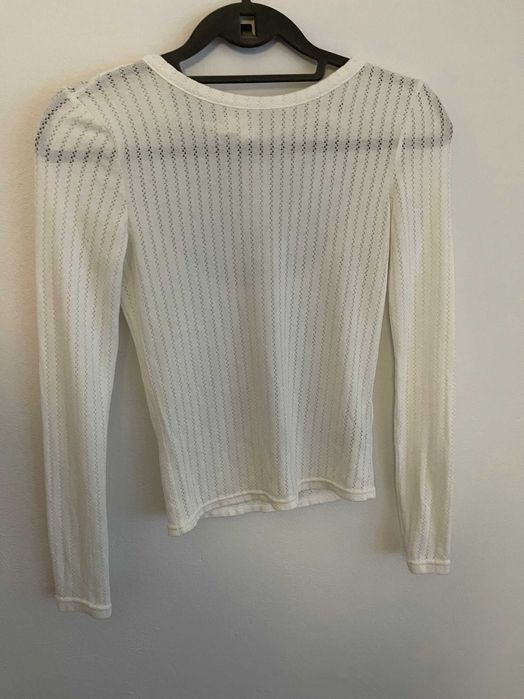 Cienki sweterek z wiązaniem na plecach – H&M- rozmiar S