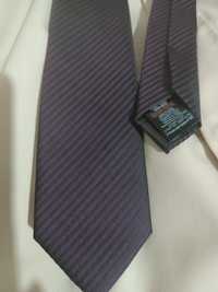 Śliwkowy męski krawat firmy Next nowy