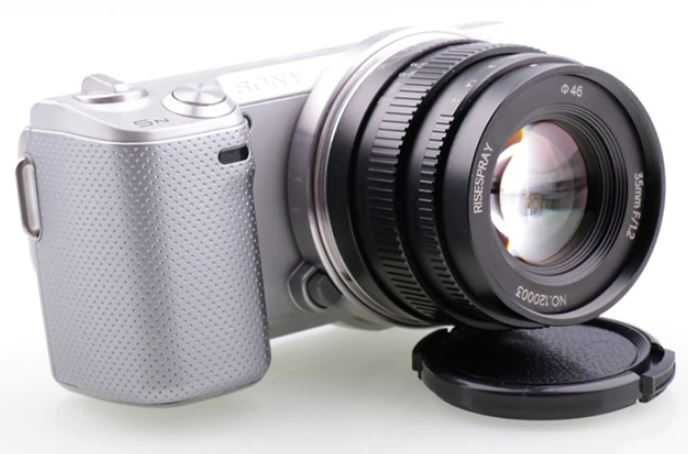 Об'єктив 35mm F1.2 RISESPRAY для Sony NEX E-mount APS-C мануальний