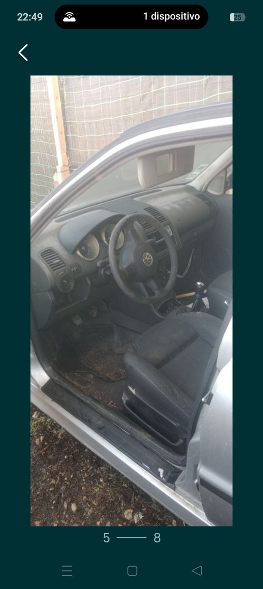 Vw polo 1.0 Gasolina so peças