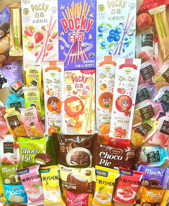 Аніме Азійські солодощі: Pocky, Mochi та бокси на замовлення