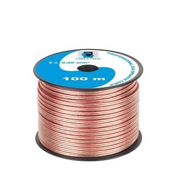 Kabel Głośnikowy 2.0Mm 100M Cca Cabletech