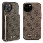 Zestaw etui Guess 4G Metal Logo na iPhone 15 + powerbank 5000mAh MagSa