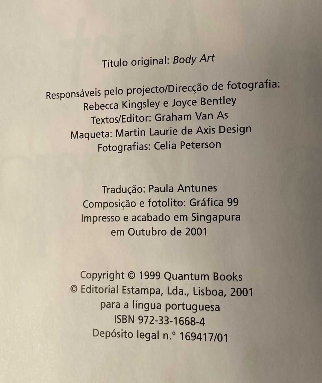 A Arte do Corpo, de Kym Menzies