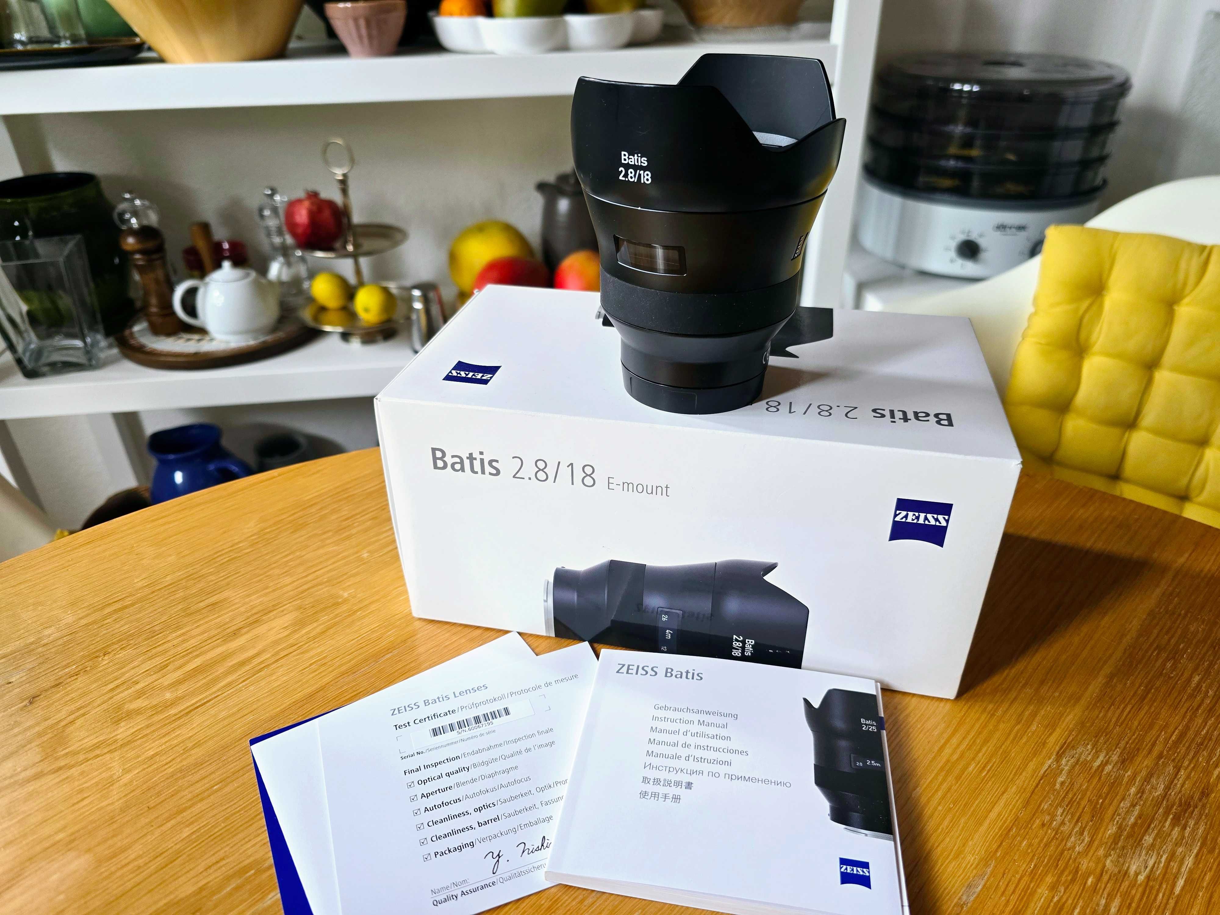 !ПОВНИЙ КОМПЛЕКТ! Об'єктив Zeiss Batis 18mm f2.8 Distagon для SONY