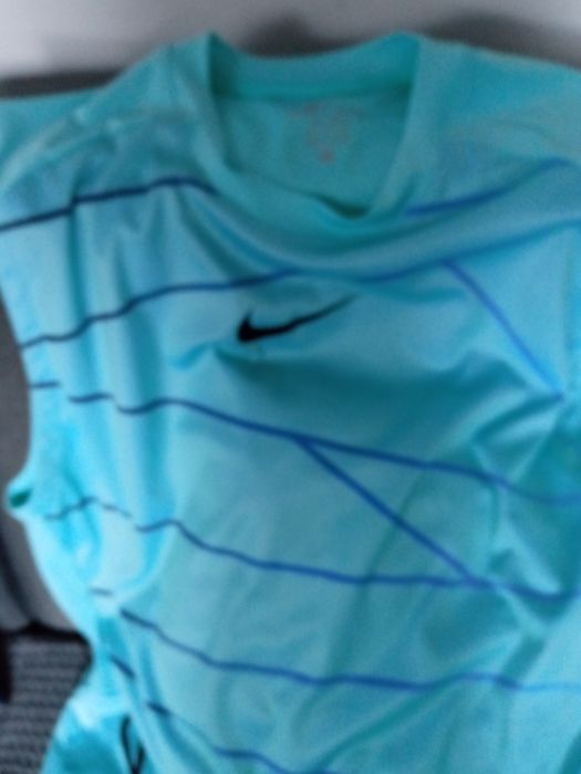 Koszulka sportowa seledyn Nike letnia XL