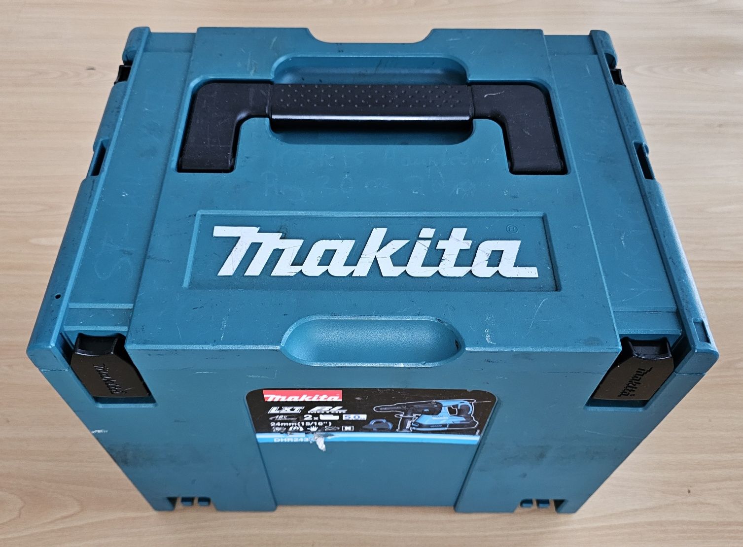 MAKITA DHR243 Młoto-Wiertarka SDS+ Kucie 2xAku5.0Ah Ładowarka Walizka