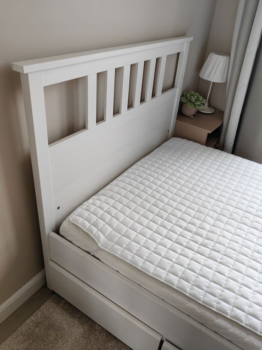 Łóżko Ikea hemmes drewniane 120X200