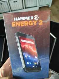 Hammer energy 2 3gb 32gb czarny jak nowy pancerny telefon