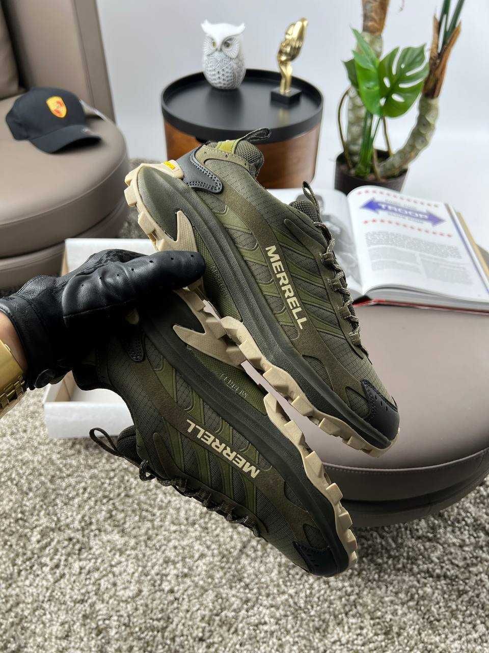 Чоловічі кросівки мерел Merrell Moab Speed 2 Gore-Tex Khaki [41-46]
