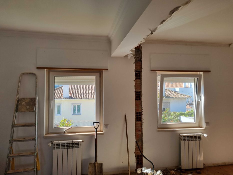 Janela PVC branca, Vidro duplo com corte térmico