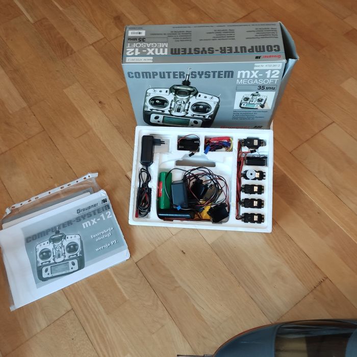 Samolot RC model F16 F-16 skala 1:5 - zestaw