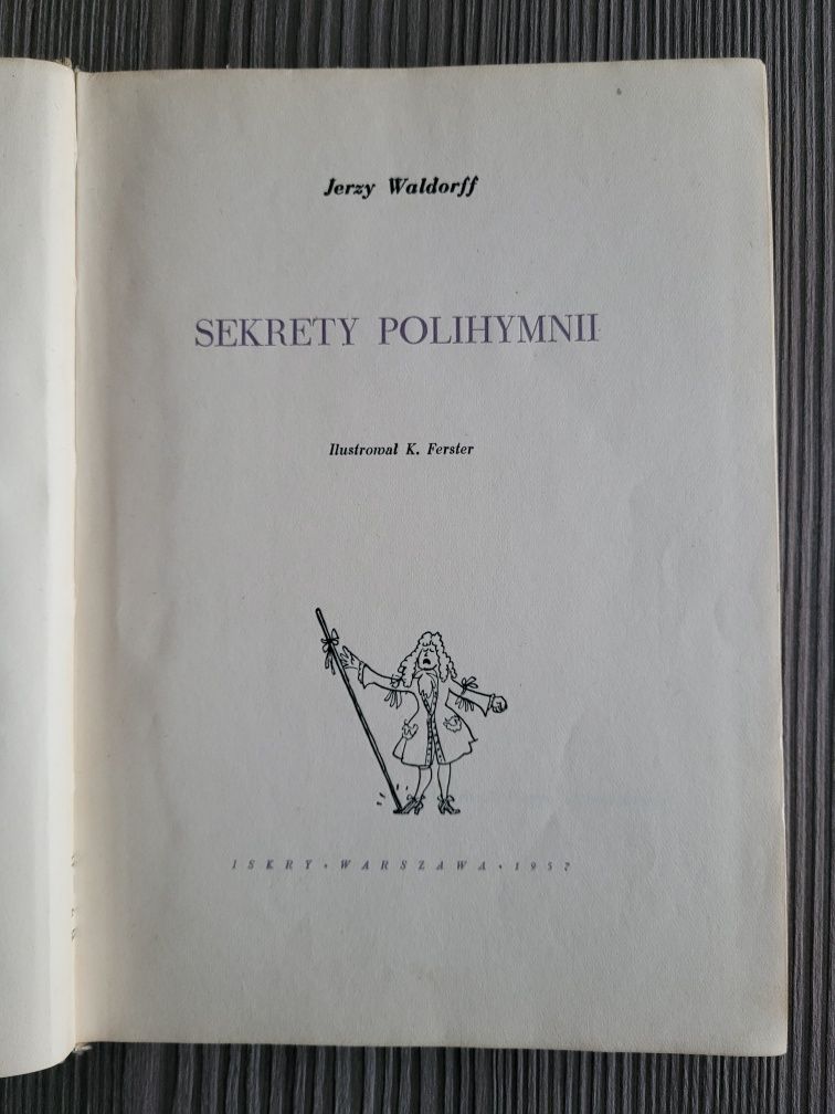 3943. "Sekrety Polihymnii" Jerzy Waldorf