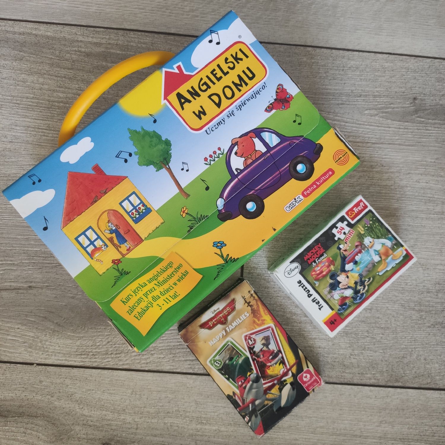 Angielski dla dzieci, Cars, puzzle