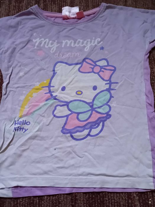 4 szt. koszulek z krótkim rękawem 116-122 cm