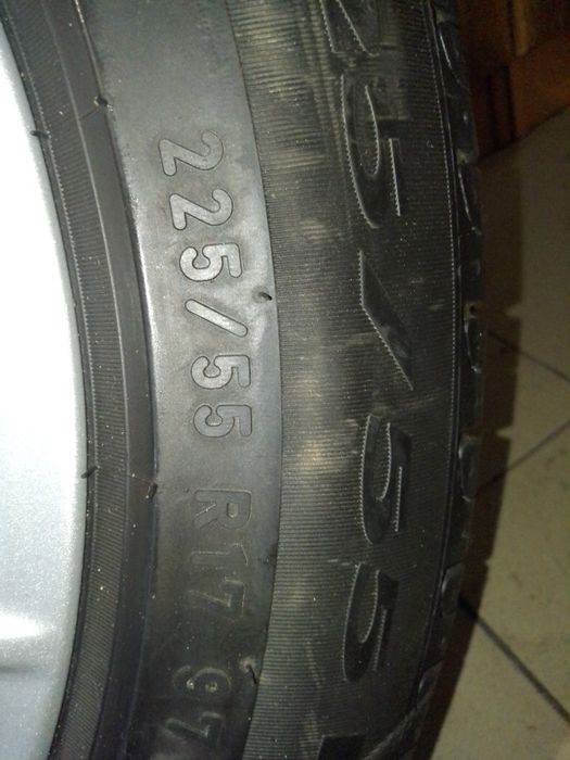 Alufelgi 17 z oponami bmw 5