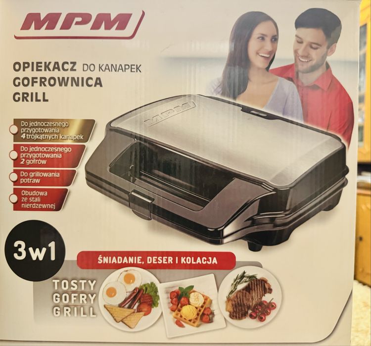 Гриль бутербродниця вафельниця MPM