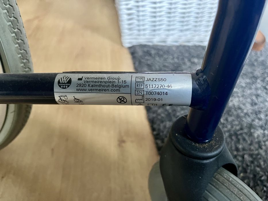 Wózek inwalidzki renomowanej marki Vermeiren